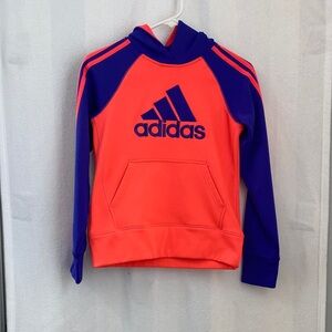 Adidas Bright Pink and Purple Sweatshirt